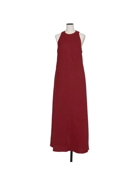 Rochie maxi Muller Of Yoshiokubo cu spatele deschis roșu