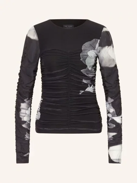 Ted Baker Bluzka Ikena schwarz biała