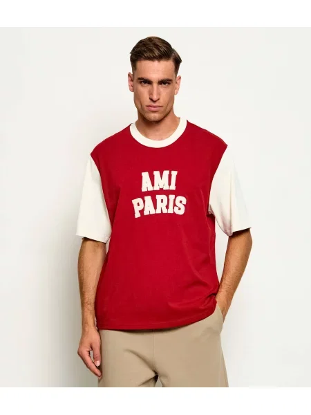 AMI Paris Tricou roșu