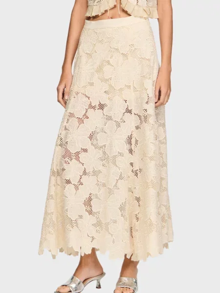 Спідниця Sandro бежева