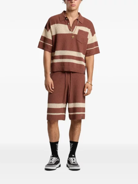 Pantaloni scurți Palm Angels maro