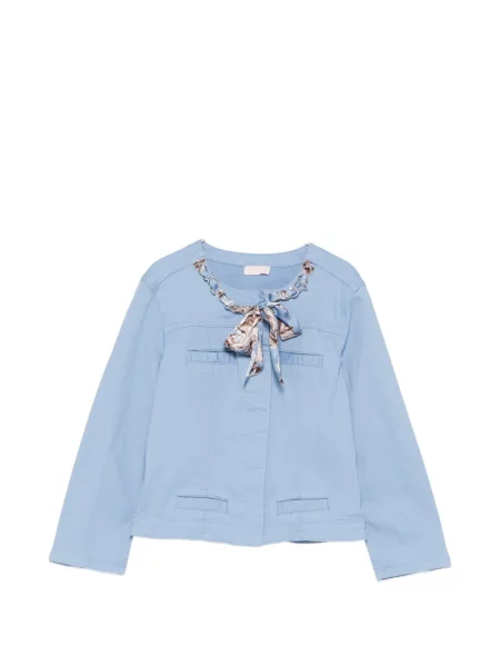 Geacă Liu Jo cu model floral albastru