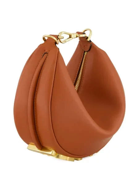Body Fendi din piele maro