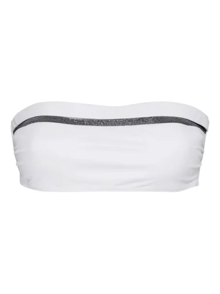 Bikini Brunello Cucinelli alb