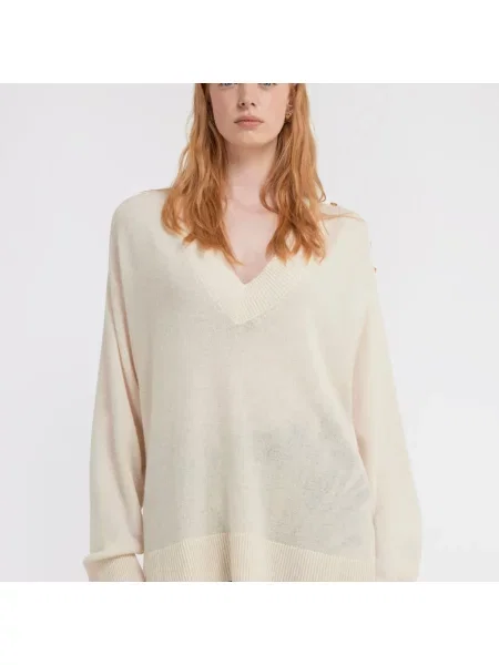 Sweter Roberto Cavalli biały