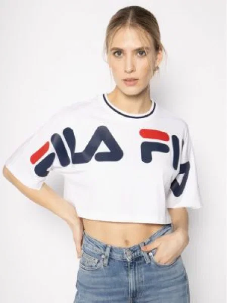 Fila kratka majica Barr Cropped Wide Tee bela