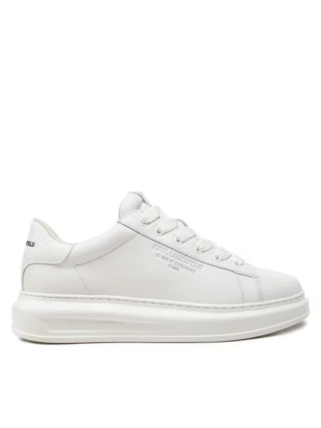 Sneakersy KARL LAGERFELD białe
