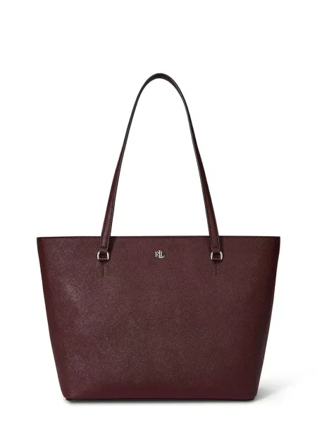 Geantă shopper Lauren Ralph Lauren din piele