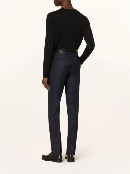 Lardini Slim Fit Kalhoty navy tmavě modré
