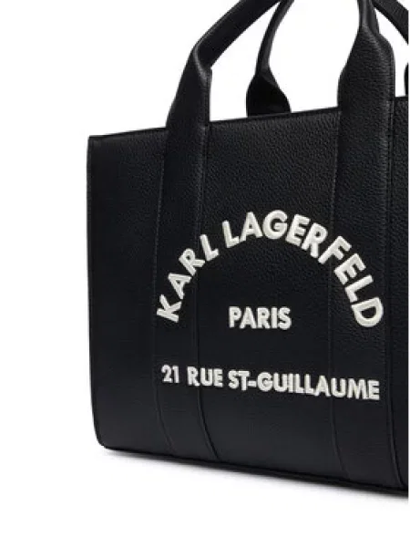 Karl Lagerfeld Kézitáska / fehér fekete