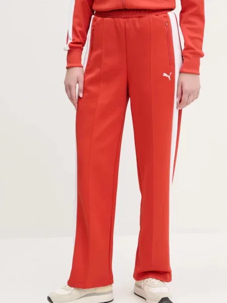Spodnji del trenirke Puma rdeča