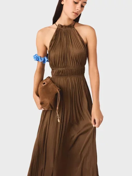 Сукня Maje коричнева