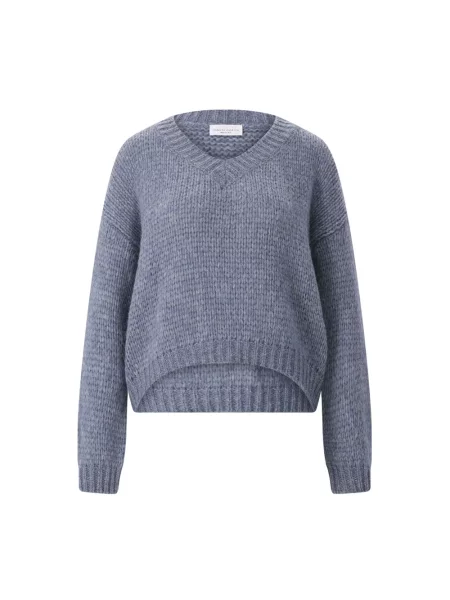 Sweter Roberto Collina wełniany niebieski