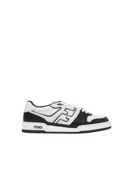 Sneakersy Fendi skórzane białe