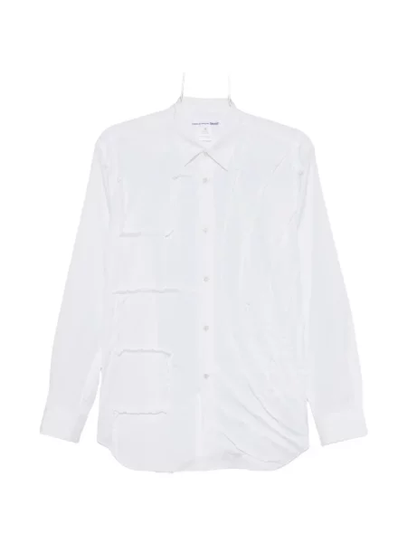 Lung cămașă Comme Des Garçons Shirt alb