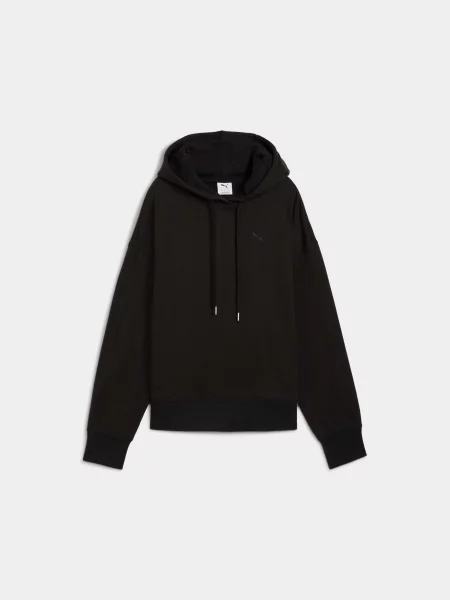 Худі PUMA Her Oversized Hoodie Fl комбінований верх чорний