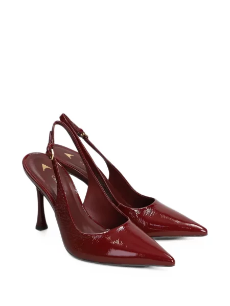 Pantofi cu toc Carrano slingback roșu