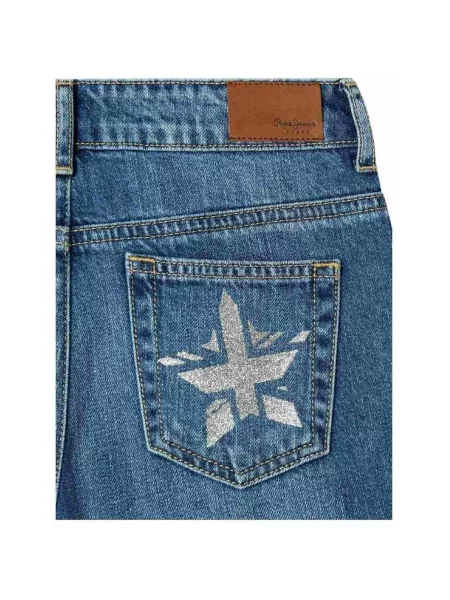 Blugi copii Pepe Jeans albastru