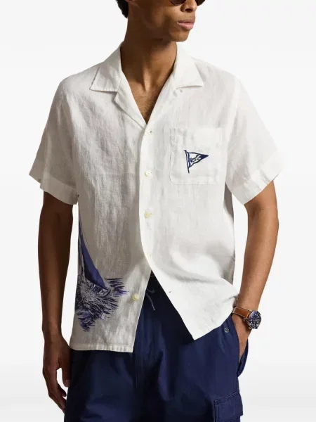 Șosete Polo Ralph Lauren cu model herringbone cu broderie plasă albastru