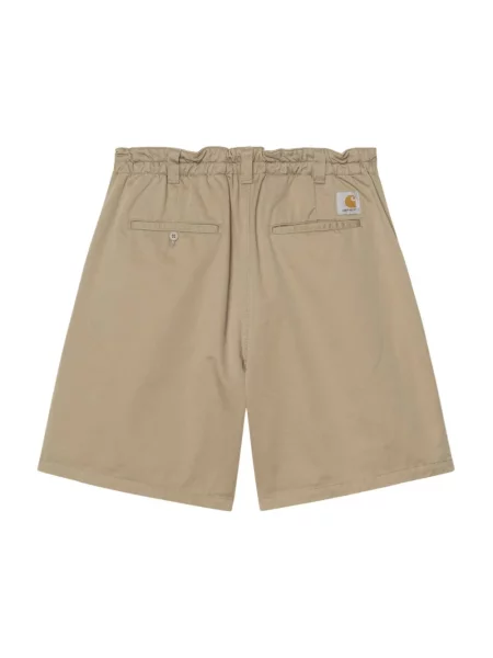 Krótkie szorty Carhartt Wip beżowe