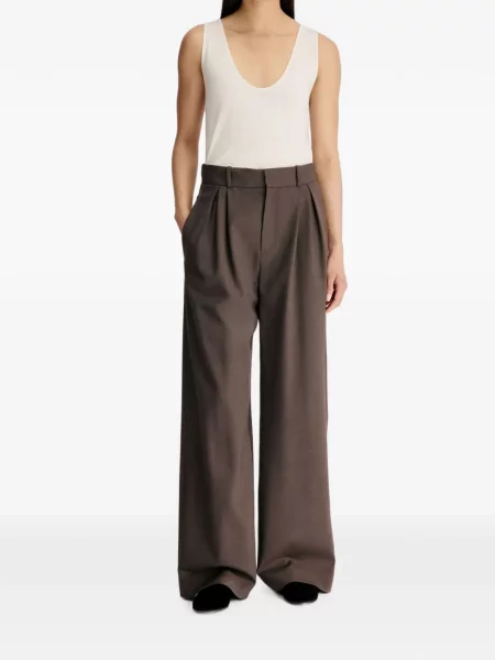 Pantaloni Loulou De Saison maro