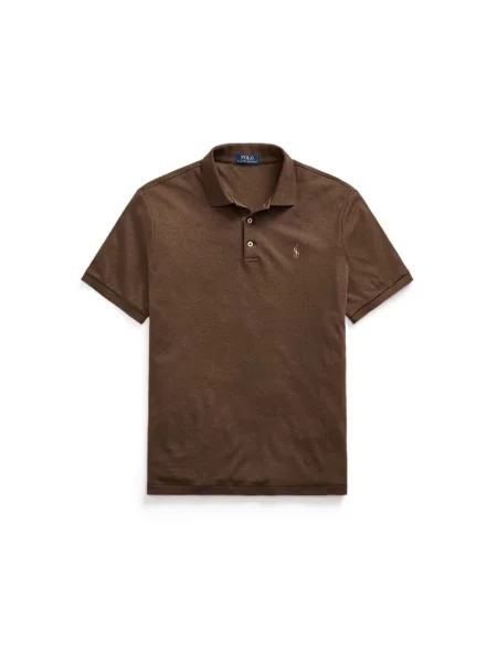 Koszulka polo Polo Ralph Lauren brązowa
