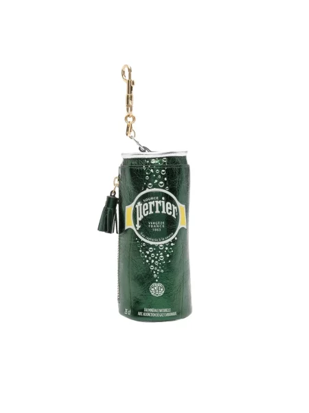 Portfel Anya Hindmarch skórzany zielony