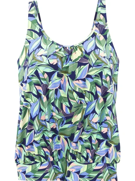 S.Oliver Tankini top marin / verde / verde pastel / roz albastru