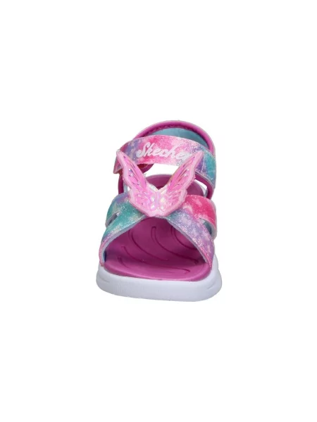 Sandále Skechers ružová