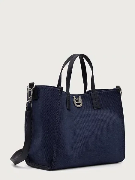U.S. Polo Assn. shopper torba z bombažem MIDDLETON modra