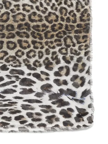 Fular Faliero Sarti cu imagine cu model leopard
