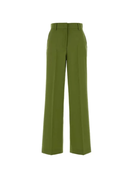 Pantaloni palazzo Weekend Max Mara de lână verde