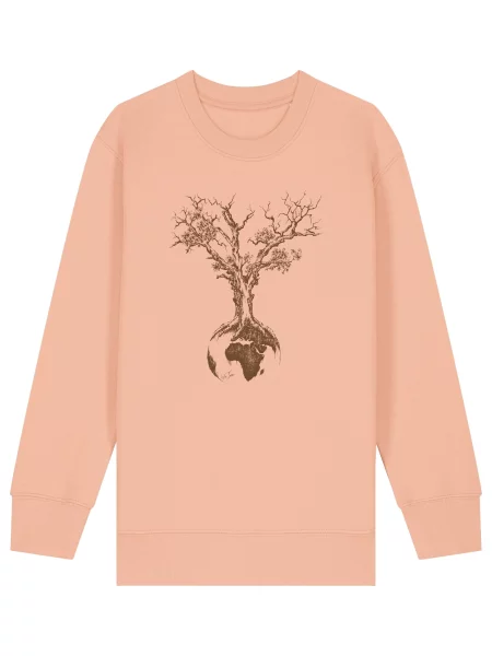 Life-Tree Sweater majica Kids Unisex Weltenbaum breskva