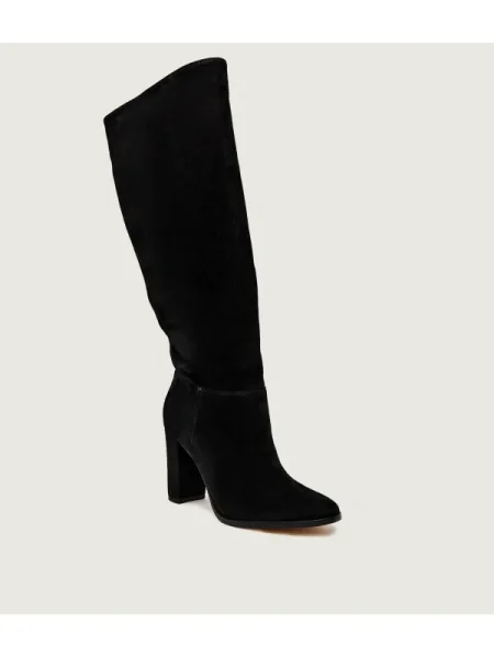 LAUREN RALPH LAUREN De piele cizme cu ARTIZAN negru