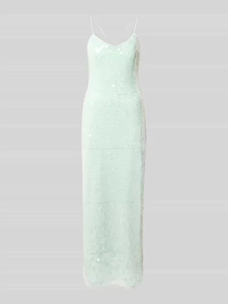 Długa sukienka z cekinami i lejącym dekoltem Jake*s Cocktail