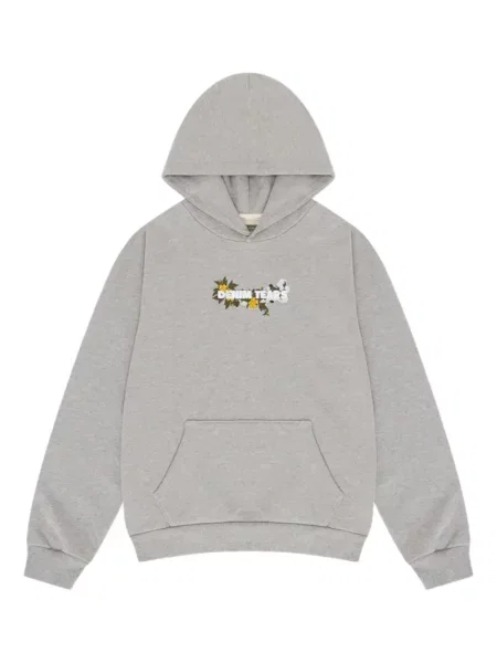 Суичър с качулка Denim Tears с принт сиво