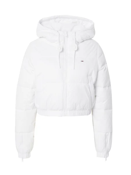 Tommy Jeans geaca femei de iarna alb