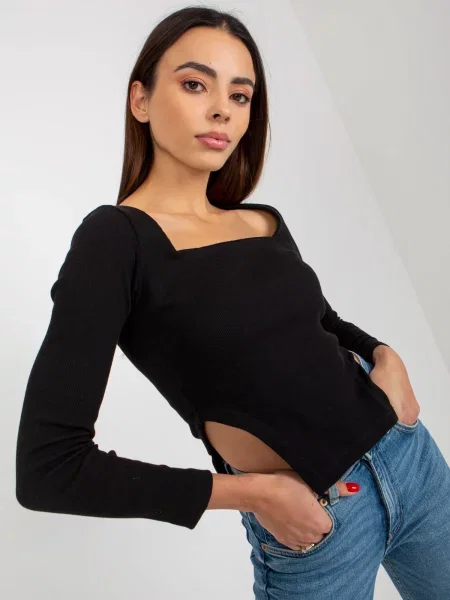 Cropp bluză Fashionhunters negru