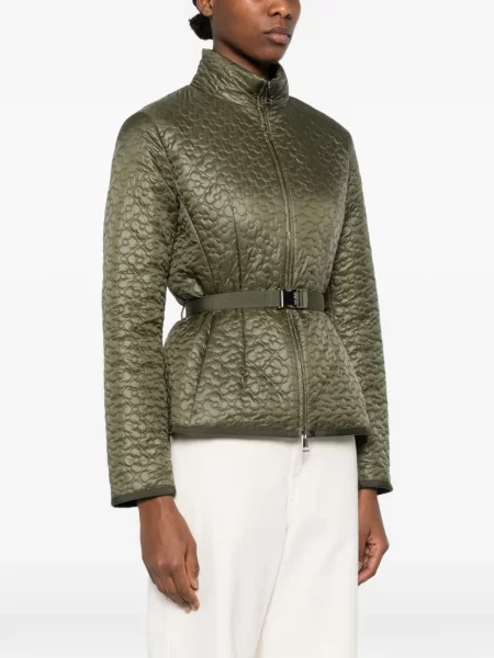 Geacă Moncler cu model floral verde