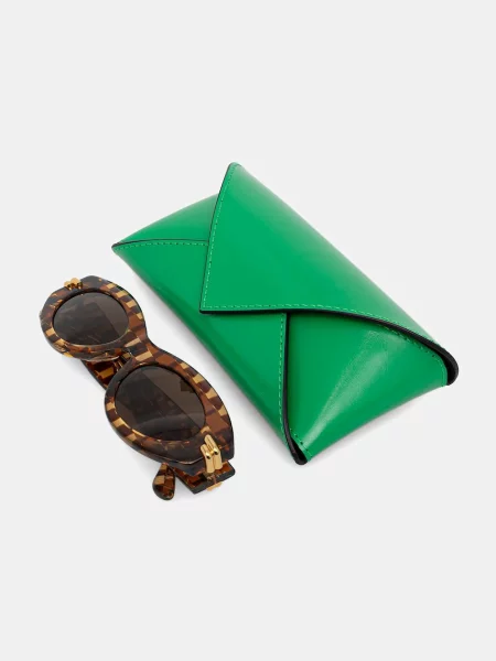Солнцезащитные очки Bottega Veneta коричневые