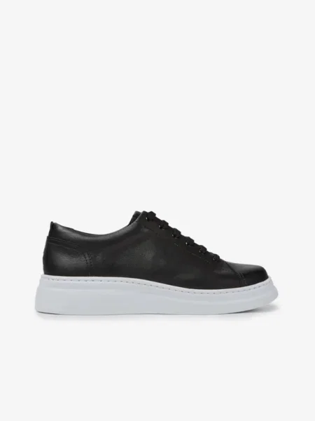 Sneakerși Camper cu șireturi din dantelă negru