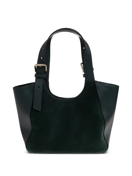 Geantă shopper Furla din piele verde
