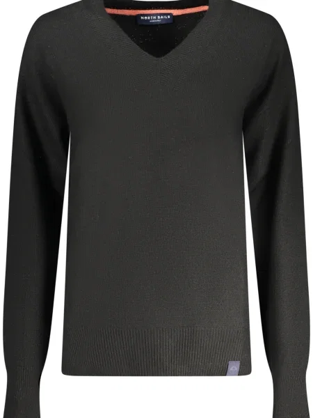 Pulover North Sails cu decolteu în V negru