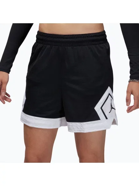 Pantaloni scurți de baschet pentru femei Nike Jordan Sport Diamond 4" black/white/white/black alb