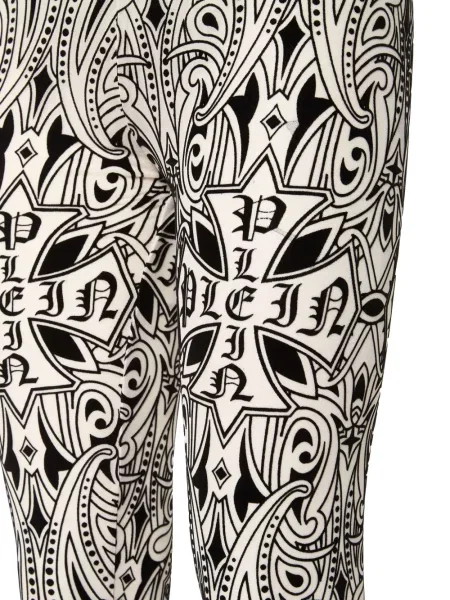 Leggings Philipp Plein negru