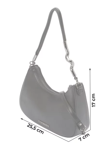 Steve Madden geantă crossbody pentru femei cu imitație de piele Bazura negru