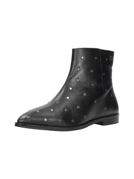 Buty do kostki Lazamani skórzane czarne