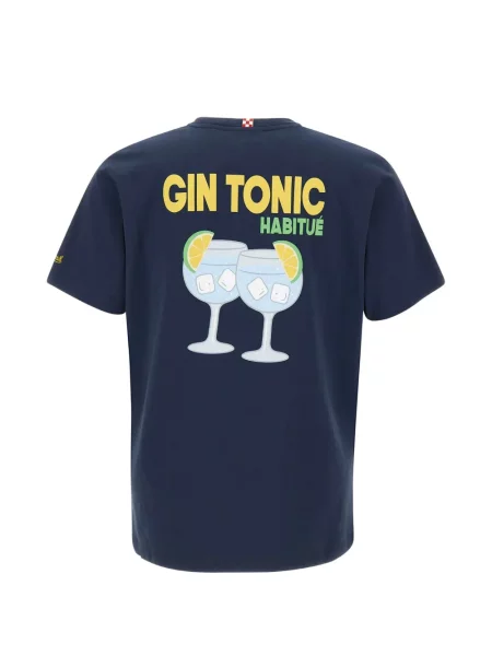 Tricou Mc2 Saint Barth cu broderie albastru