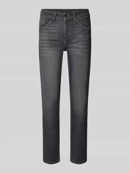 Liu Jo Jeansy Skinny Monroe Z Kamyczkami Ozdobnymi grau szare