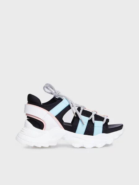 Сандалії PRPY мультиколор текстиль/шкіра